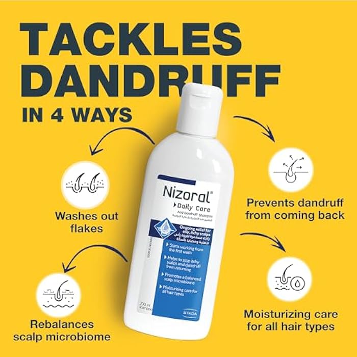 Nizoral Daily Care - Anti-Dandruff Shampoo 200ml - Image 3